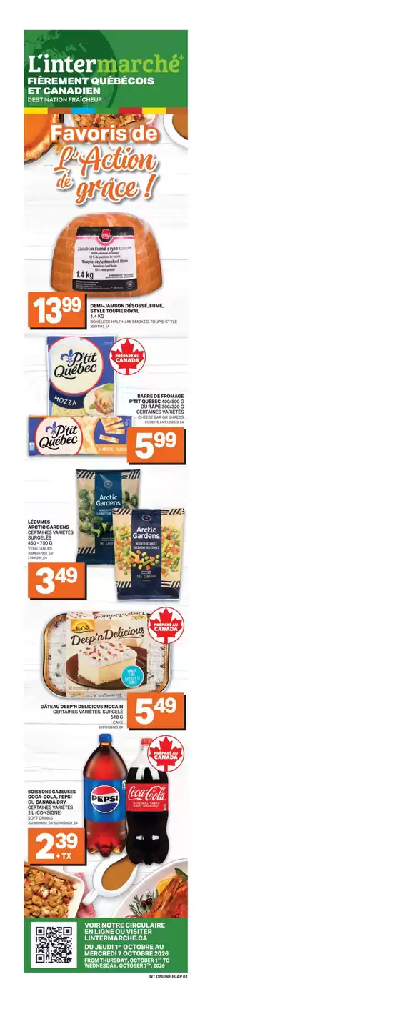 L'Intermarché catalogue | Top deals for all customers | 2026-10-01T00:00:00.000Z - 2026-10-07T00:00:00.000Z