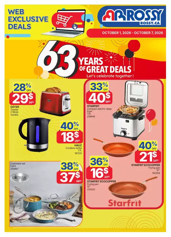 Rossy catalogue | Top offers for smart savers | 2026-10-01T00:00:00.000Z - 2026-10-07T00:00:00.000Z