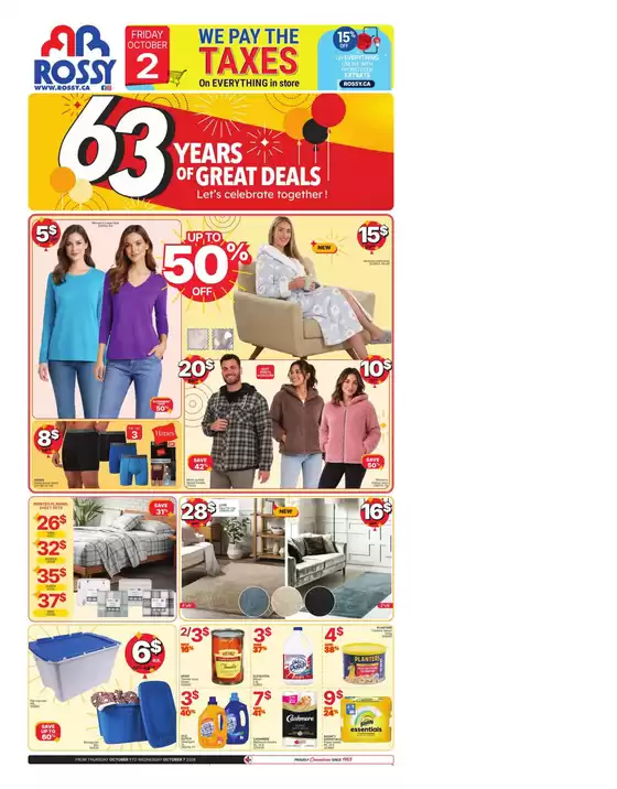 Rossy catalogue | Current bargains and offers | 2026-10-01T00:00:00.000Z - 2026-10-07T00:00:00.000Z