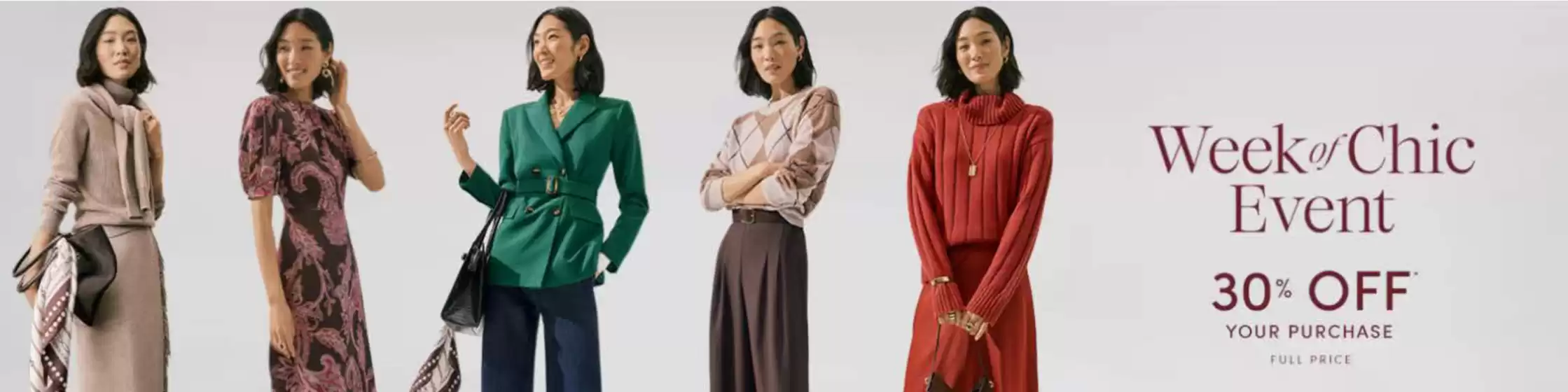 Ann Taylor catalogue in Courcelette | Week of chic Event  | 2026-09-30T00:00:00.000Z - 2026-10-18T00:00:00.000Z