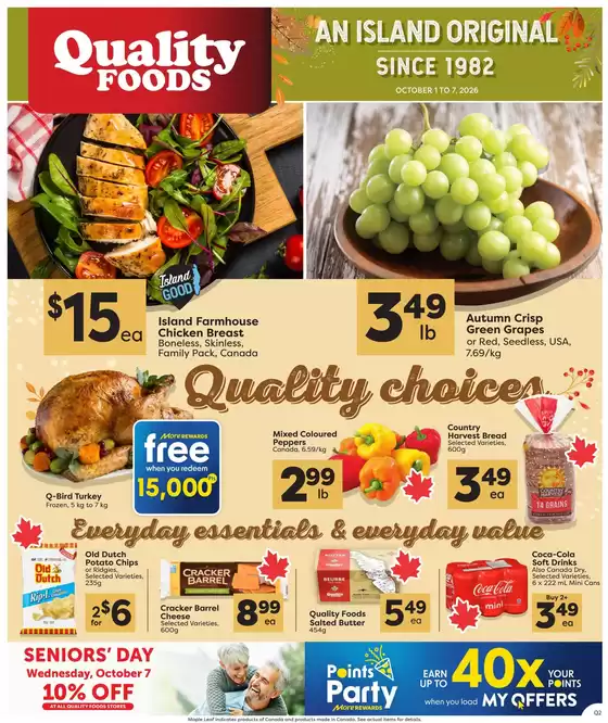 Quality Foods catalogue | Weekly flyer | 2026-10-01T00:00:00.000Z - 2026-10-07T00:00:00.000Z