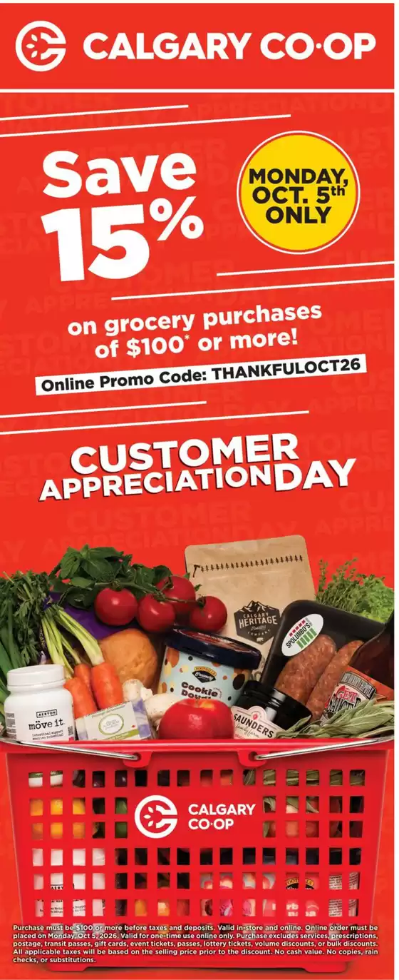 Calgary Co-op catalogue | Weekly flyer  | 2026-10-01T00:00:00.000Z - 2026-10-07T00:00:00.000Z