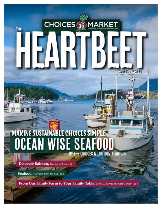 Choices Market catalogue | The Heartbeet October 2026 | 2026-10-01T00:00:00.000Z - 2026-10-31T00:00:00.000Z
