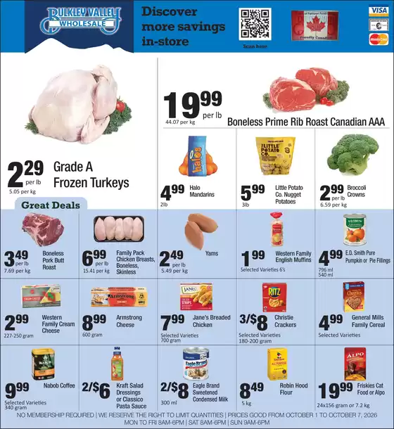 Bulkley Valley Wholesale catalogue in Trois-Rivières | Discover more savings in-store | 2026-10-01T00:00:00.000Z - 2026-10-07T00:00:00.000Z