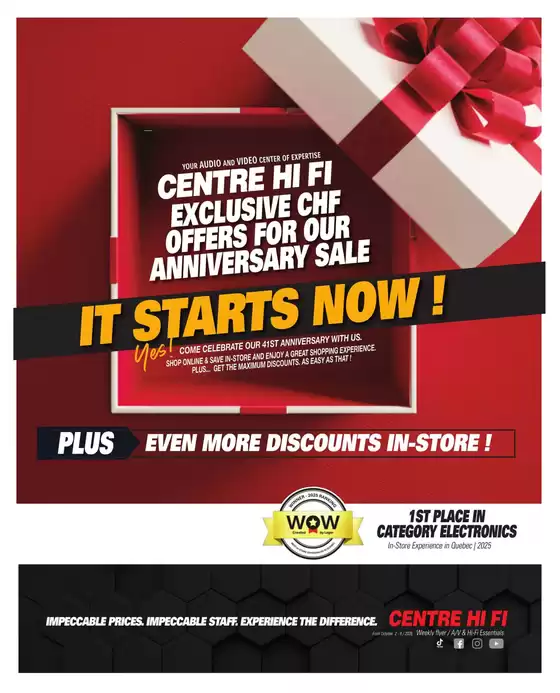 Centre Hi-Fi catalogue | Weekly Flyer | 2026-10-02T00:00:00.000Z - 2026-10-08T00:00:00.000Z