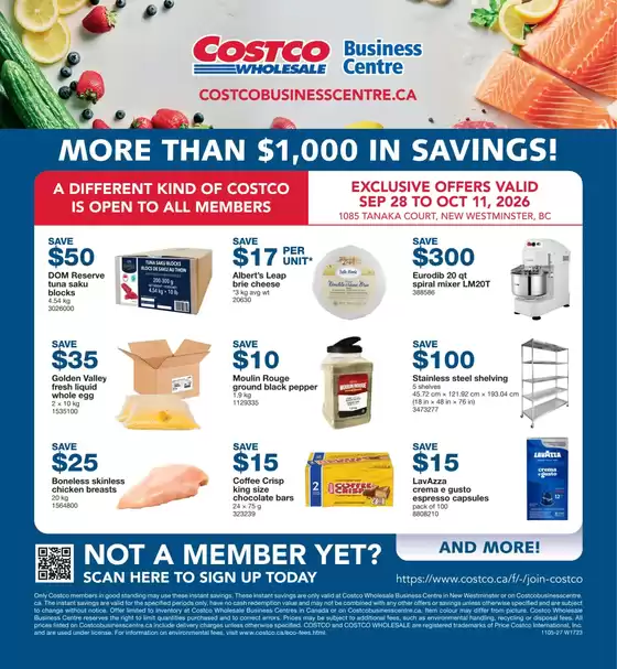 Costco catalogue | More than 1000 $ in savings | 2026-10-02T00:00:00.000Z - 2026-10-11T00:00:00.000Z