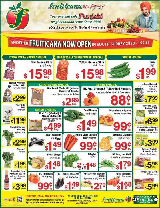 Fruiticana catalogue | Fruiticana flyer | 2026-10-02T00:00:00.000Z - 2026-10-07T00:00:00.000Z