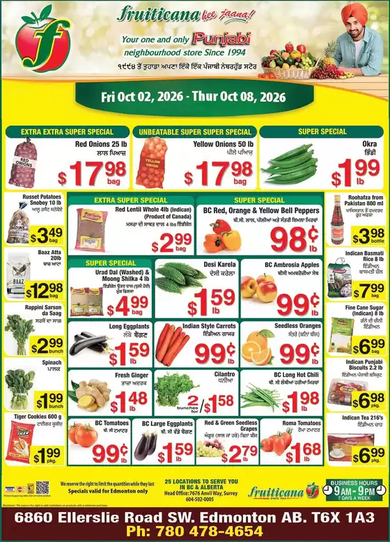 Fruiticana catalogue | Great offer for all customers | 2026-10-02T00:00:00.000Z - 2026-10-08T00:00:00.000Z