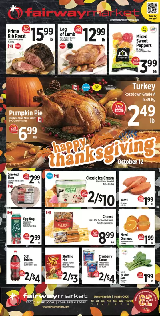 Fairway Market catalogue in New Minas | Weekly Flyer | 2026-10-05T00:00:00.000Z - 2026-10-08T00:00:00.000Z