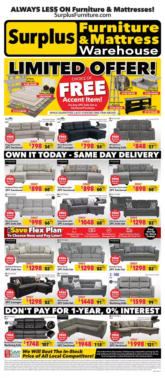 Surplus Furniture catalogue | Limited offer | 2026-10-05T00:00:00.000Z - 2026-10-25T00:00:00.000Z