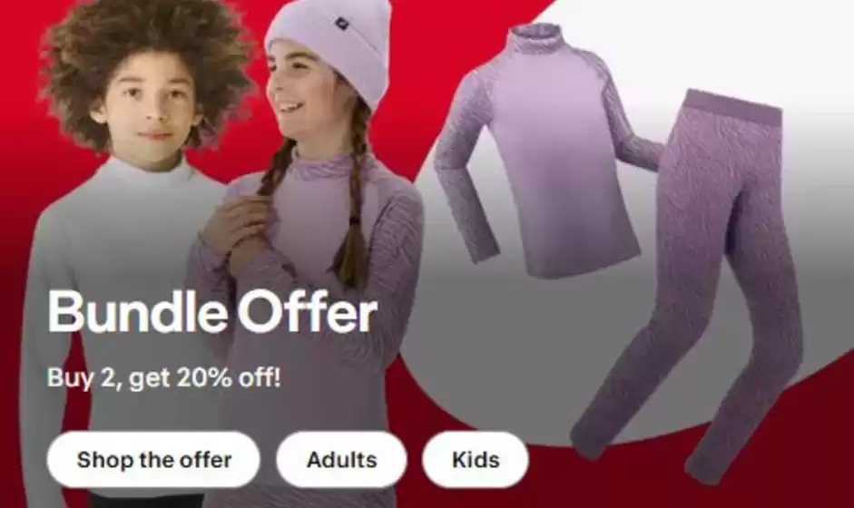 Decathlon catalogue in Scarborough | Buy 2 get 20 % off  | 2026-10-05T00:00:00.000Z - 2026-10-19T00:00:00.000Z
