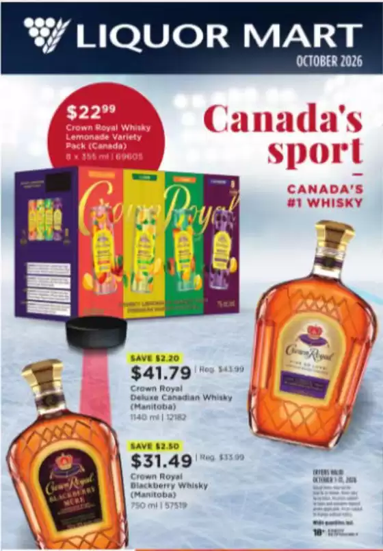 Liquor Mart catalogue | Monthly flyer | 2026-10-05T00:00:00.000Z - 2026-10-31T00:00:00.000Z