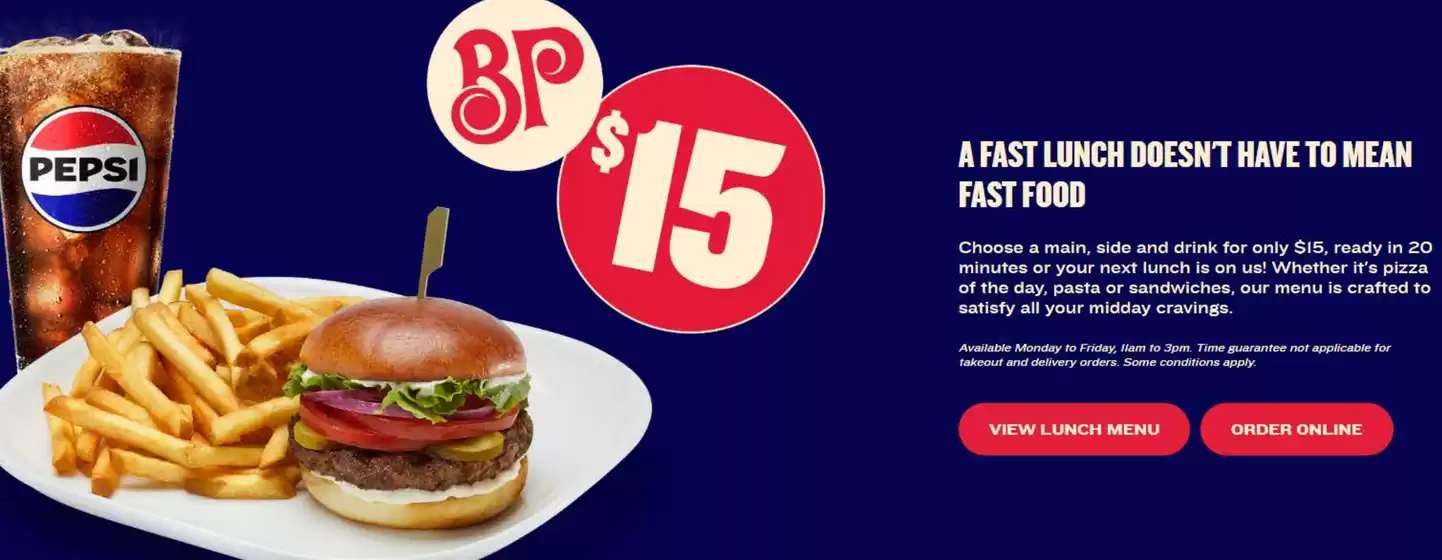 Boston Pizza catalogue | 15 $ | 2026-10-05T00:00:00.000Z - 2026-10-25T00:00:00.000Z