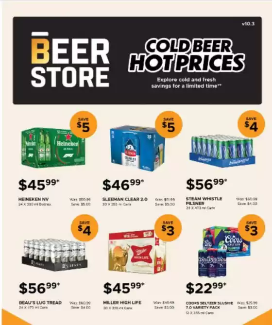 The Beer Store catalogue | Cold beer hot prices | 2026-10-05T00:00:00.000Z - 2026-10-11T00:00:00.000Z