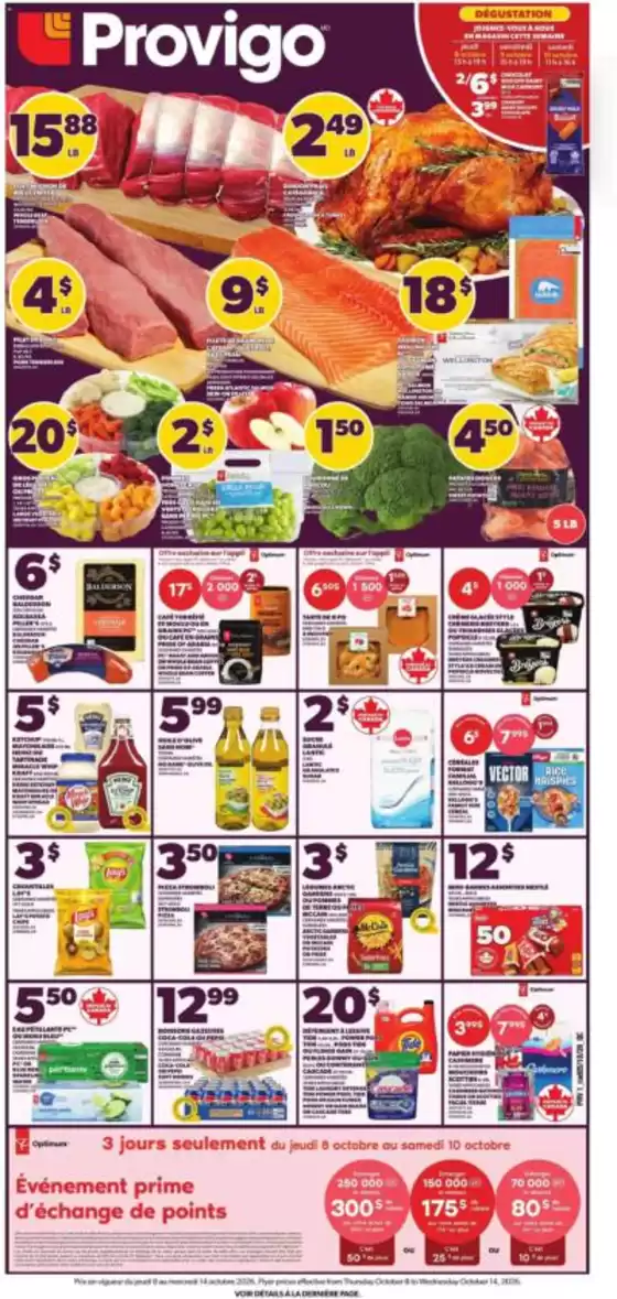 Provigo catalogue | Attractive special offers for everyone | 2026-10-08T00:00:00.000Z - 2026-10-14T00:00:00.000Z