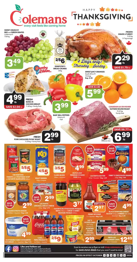 Coleman's catalogue | Current deals and offers | 2026-10-08T00:00:00.000Z - 2026-10-14T00:00:00.000Z