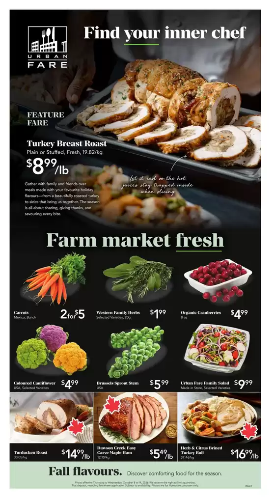 Urban Fare catalogue | Exclusive deals and bargains | 2026-10-08T00:00:00.000Z - 2026-10-14T00:00:00.000Z
