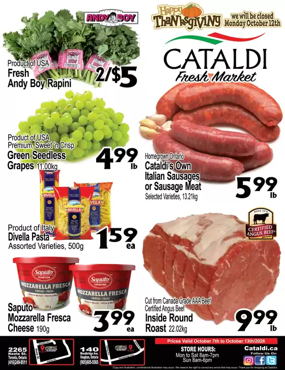 Cataldi catalogue | New offers to discover | 2026-10-07T00:00:00.000Z - 2026-10-13T00:00:00.000Z