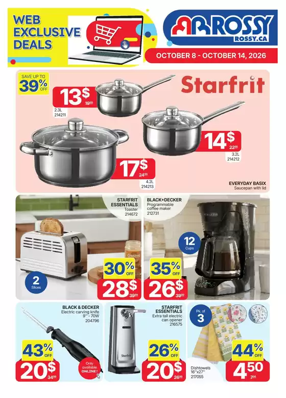 Rossy catalogue | Offers for bargain hunters | 2026-10-08T00:00:00.000Z - 2026-10-14T00:00:00.000Z