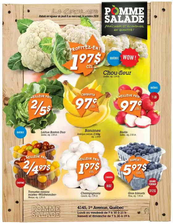 Pomme Natural Market catalogue | Circulaire 8 AU 14 octobre 2026 | 2026-10-08T00:00:00.000Z - 2026-10-14T00:00:00.000Z