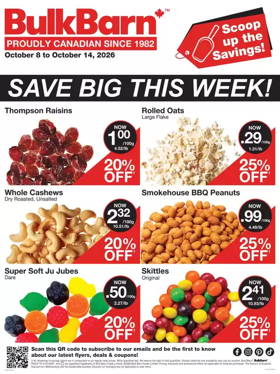 Bulk Barn catalogue | Scoop up the Savings! | 2026-10-08T00:00:00.000Z - 2026-10-14T00:00:00.000Z