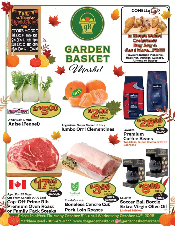 The Garden Basket catalogue | Weekly flyer | 2026-10-08T00:00:00.000Z - 2026-10-14T00:00:00.000Z