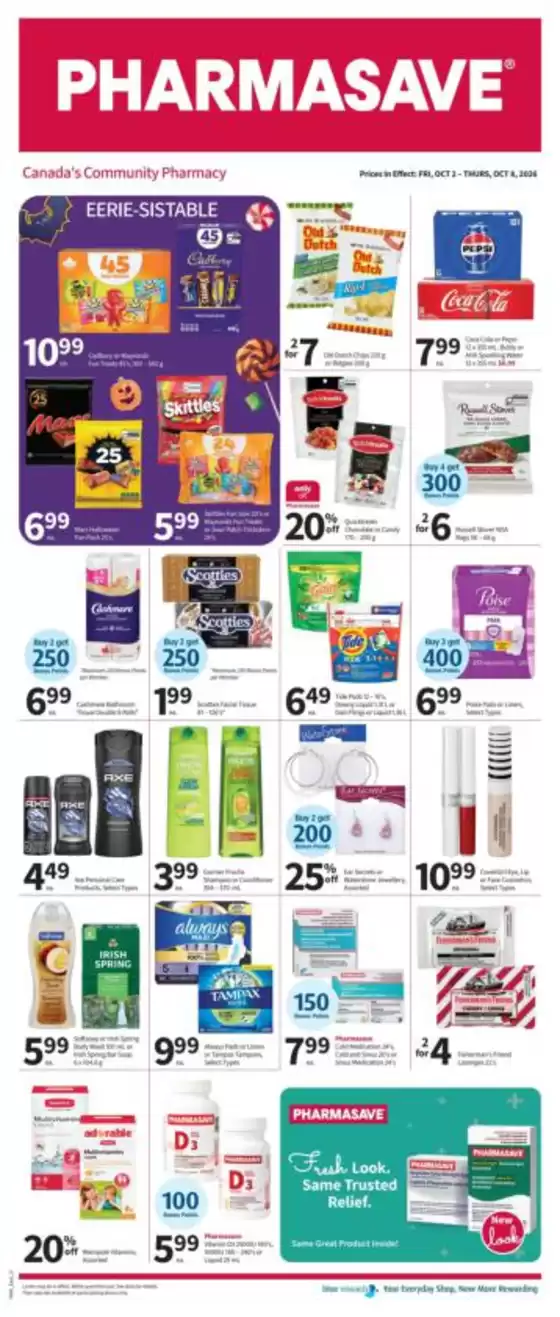 Pharmasave catalogue | Offers for bargain hunters | 2026-10-02T00:00:00.000Z - 2026-10-08T00:00:00.000Z