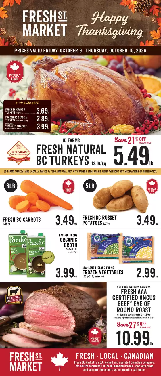 Fresh St Market catalogue | Happy thanksgiving day | 2026-10-09T00:00:00.000Z - 2026-10-15T00:00:00.000Z