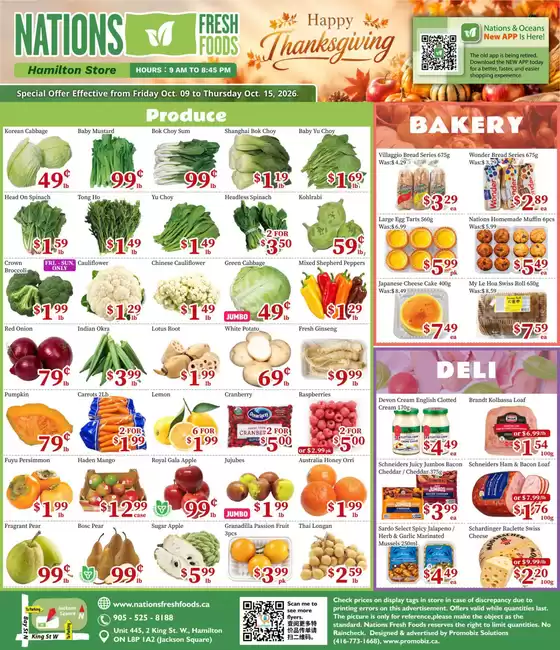 Nations Fresh Foods catalogue |  This Week’s Specials Are Here at Nations Fresh Foods Hamilton! | 2026-10-09T00:00:00.000Z - 2026-10-15T00:00:00.000Z