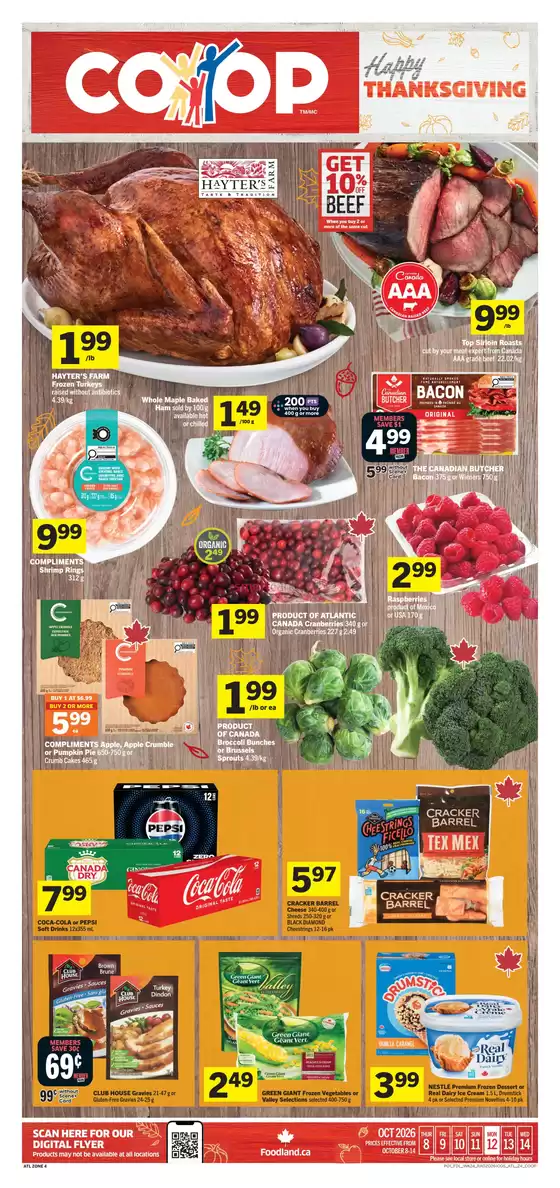 Co-op Atlantic catalogue | Happy thanksgiving day | 2026-10-09T00:00:00.000Z - 2026-10-14T00:00:00.000Z