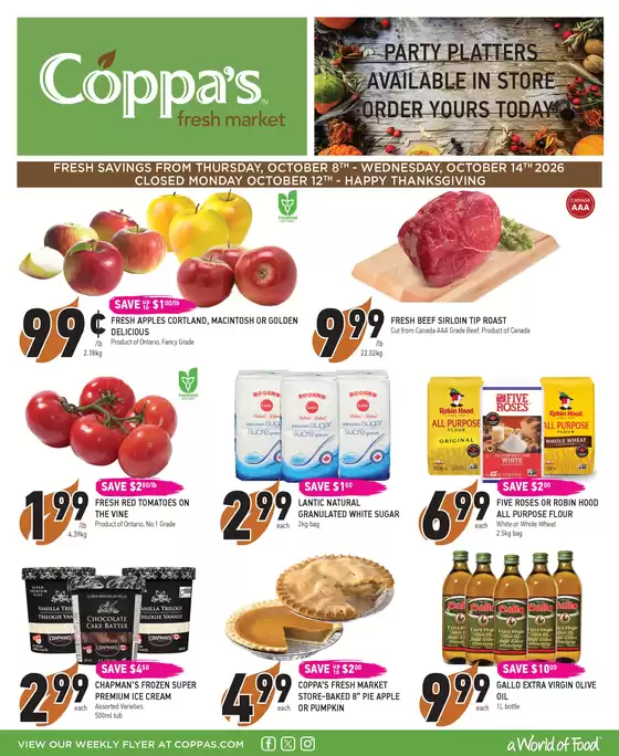 Coppa's catalogue | Weekly Flyer | 2026-10-09T00:00:00.000Z - 2026-10-14T00:00:00.000Z
