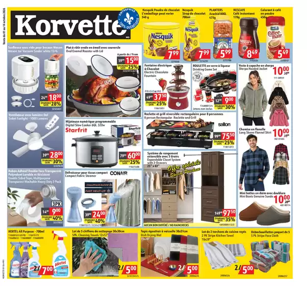 Korvette catalogue | Korvette Circular | 2026-10-09T00:00:00.000Z - 2026-10-14T00:00:00.000Z