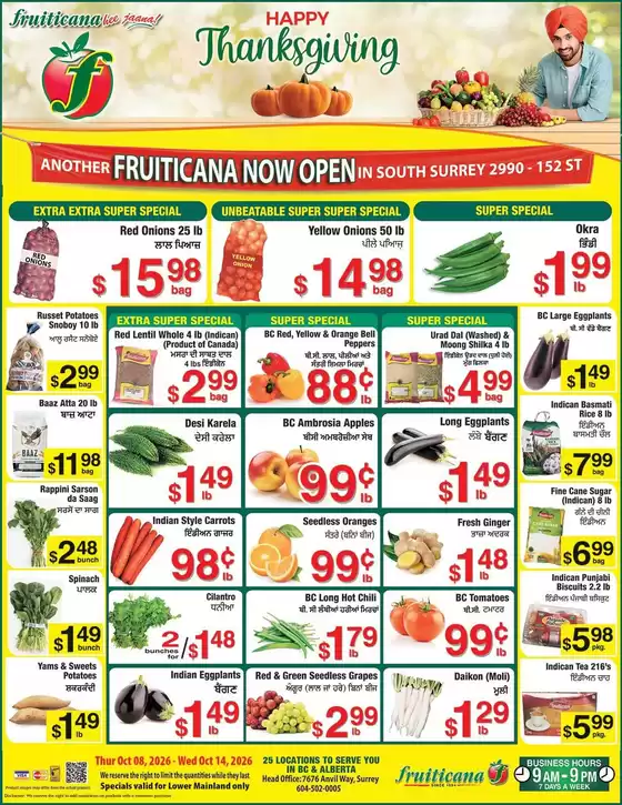 Fruiticana catalogue | Fruiticana flyer | 2026-10-08T00:00:00.000Z - 2026-10-14T00:00:00.000Z