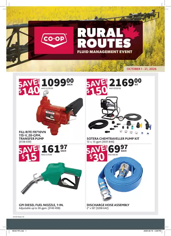 Co-op Agro catalogue | Fluid Management Event | 2026-10-01T00:00:00.000Z - 2026-10-21T00:00:00.000Z