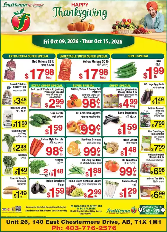 Fruiticana catalogue | Attractive special offers for everyone | 2026-10-09T00:00:00.000Z - 2026-10-15T00:00:00.000Z