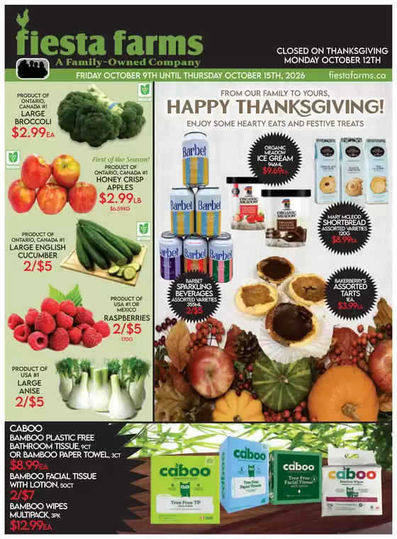 Fiesta Farms catalogue | Weekly flyer | 2026-10-12T00:00:00.000Z - 2026-10-15T00:00:00.000Z