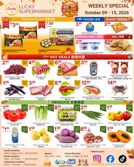 Lucky Supermarket catalogue | Edmonton Specials | 2026-10-12T00:00:00.000Z - 2026-10-15T00:00:00.000Z