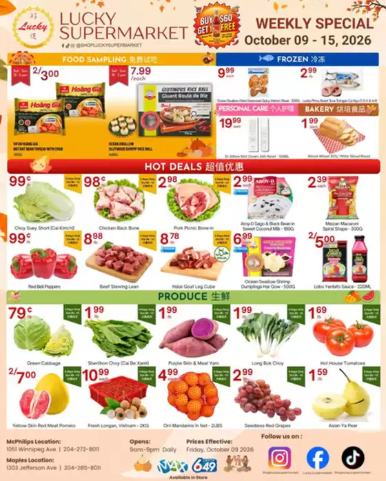 Lucky Supermarket catalogue | Winnipeg Specials | 2026-10-12T00:00:00.000Z - 2026-10-15T00:00:00.000Z