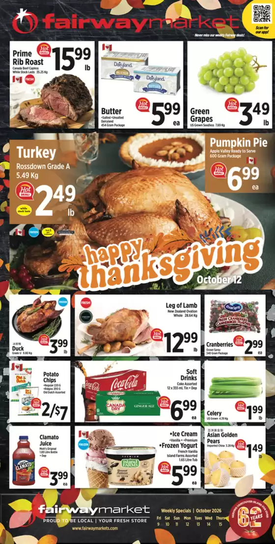 Fairway Market catalogue | Weekly Flyer | 2026-10-12T00:00:00.000Z - 2026-10-15T00:00:00.000Z