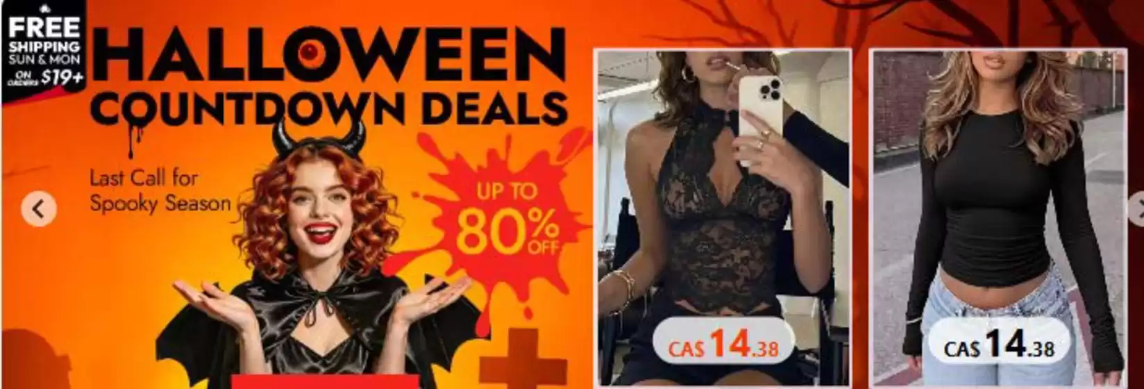 SheIn catalogue | Halloween countdown deals up to 80% off  | 2026-10-12T00:00:00.000Z - 2026-10-31T00:00:00.000Z