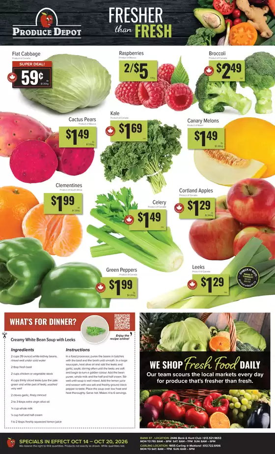 Produce Depot catalogue | Weekly Specials | 2026-10-14T00:00:00.000Z - 2026-10-20T00:00:00.000Z