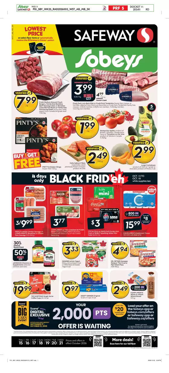 Safeway catalogue | Top offers for smart savers | 2026-10-15T00:00:00.000Z - 2026-10-21T00:00:00.000Z