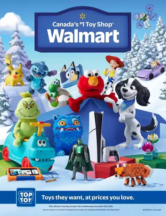 Walmart catalogue | Current special promotions | 2026-10-15T00:00:00.000Z - 2026-12-23T00:00:00.000Z