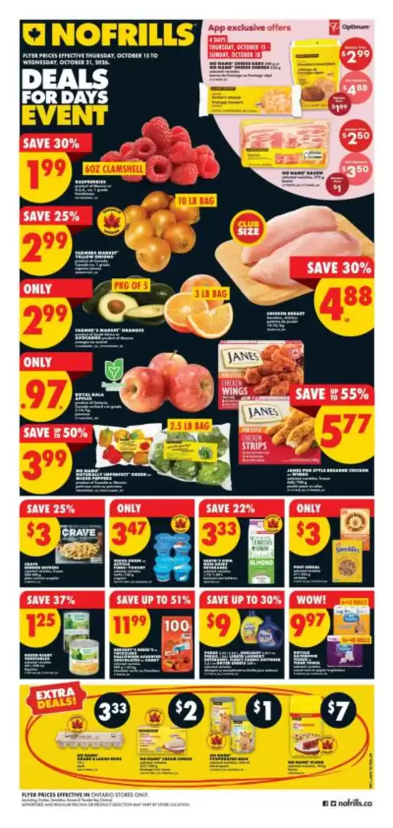 No Frills catalogue | Top deals for all customers | 2026-10-15T00:00:00.000Z - 2026-10-21T00:00:00.000Z