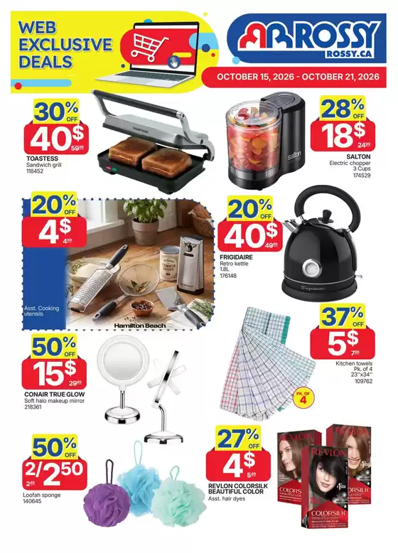 Rossy catalogue | Great discounts on selected products | 2026-10-15T00:00:00.000Z - 2026-10-21T00:00:00.000Z