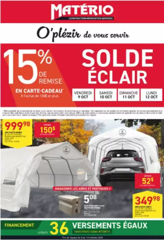 Matério catalogue | O'plézir de vous servir | 2026-10-14T00:00:00.000Z - 2026-10-14T00:00:00.000Z