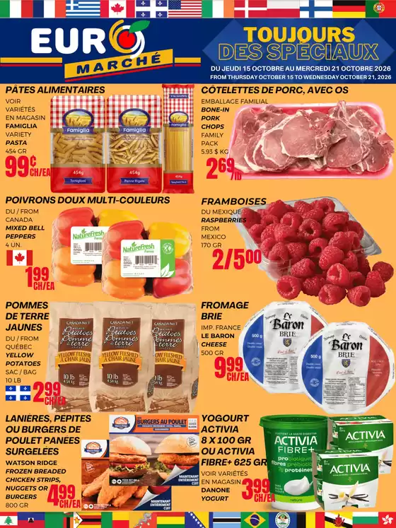Euromarché catalogue | Toujours Des Speciaux | 2026-10-15T00:00:00.000Z - 2026-10-21T00:00:00.000Z