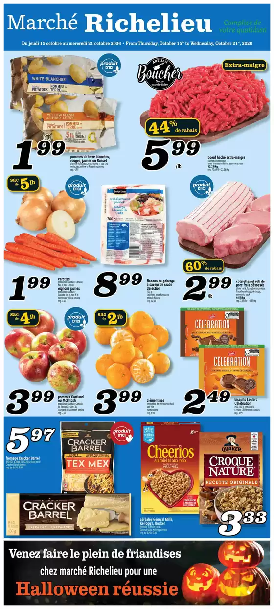Marché Richelieu catalogue in Guelph | Complice de votre quotidien | 2026-10-15T00:00:00.000Z - 2026-10-21T00:00:00.000Z