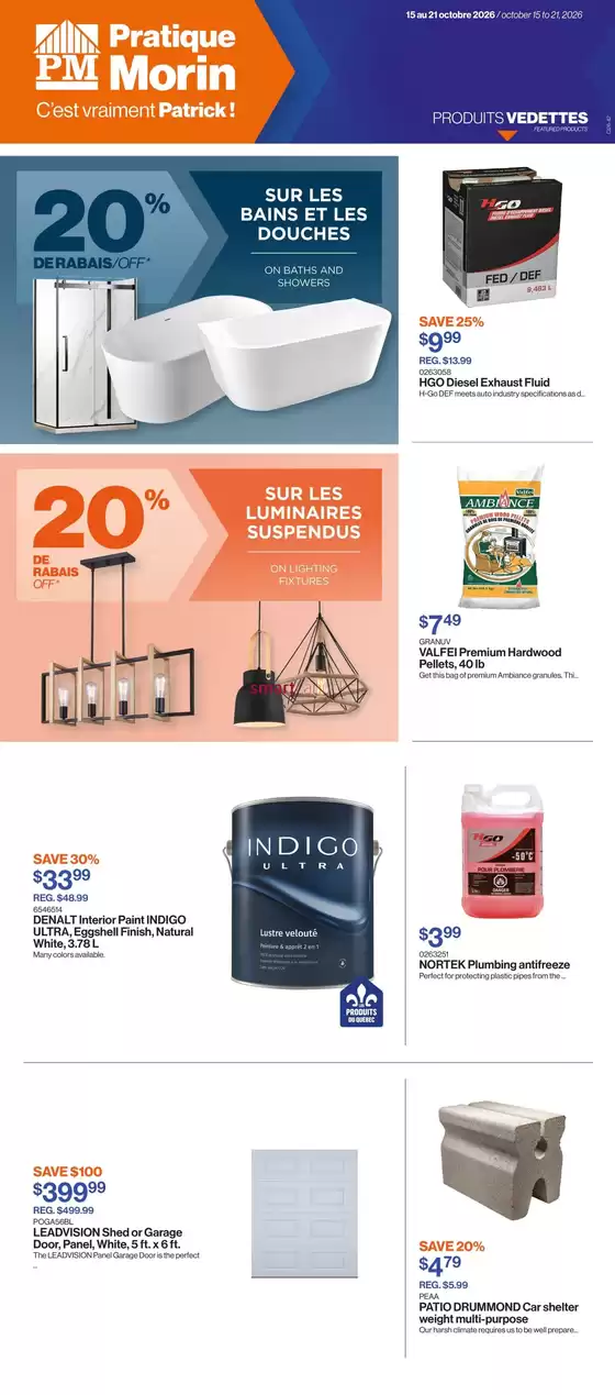 Patrick Morin catalogue | 20% off | 2026-10-15T00:00:00.000Z - 2026-10-21T00:00:00.000Z