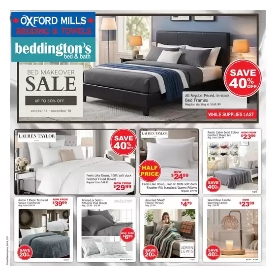 Beddington's catalogue | Sale up to 50 % off | 2026-10-15T00:00:00.000Z - 2026-11-10T00:00:00.000Z